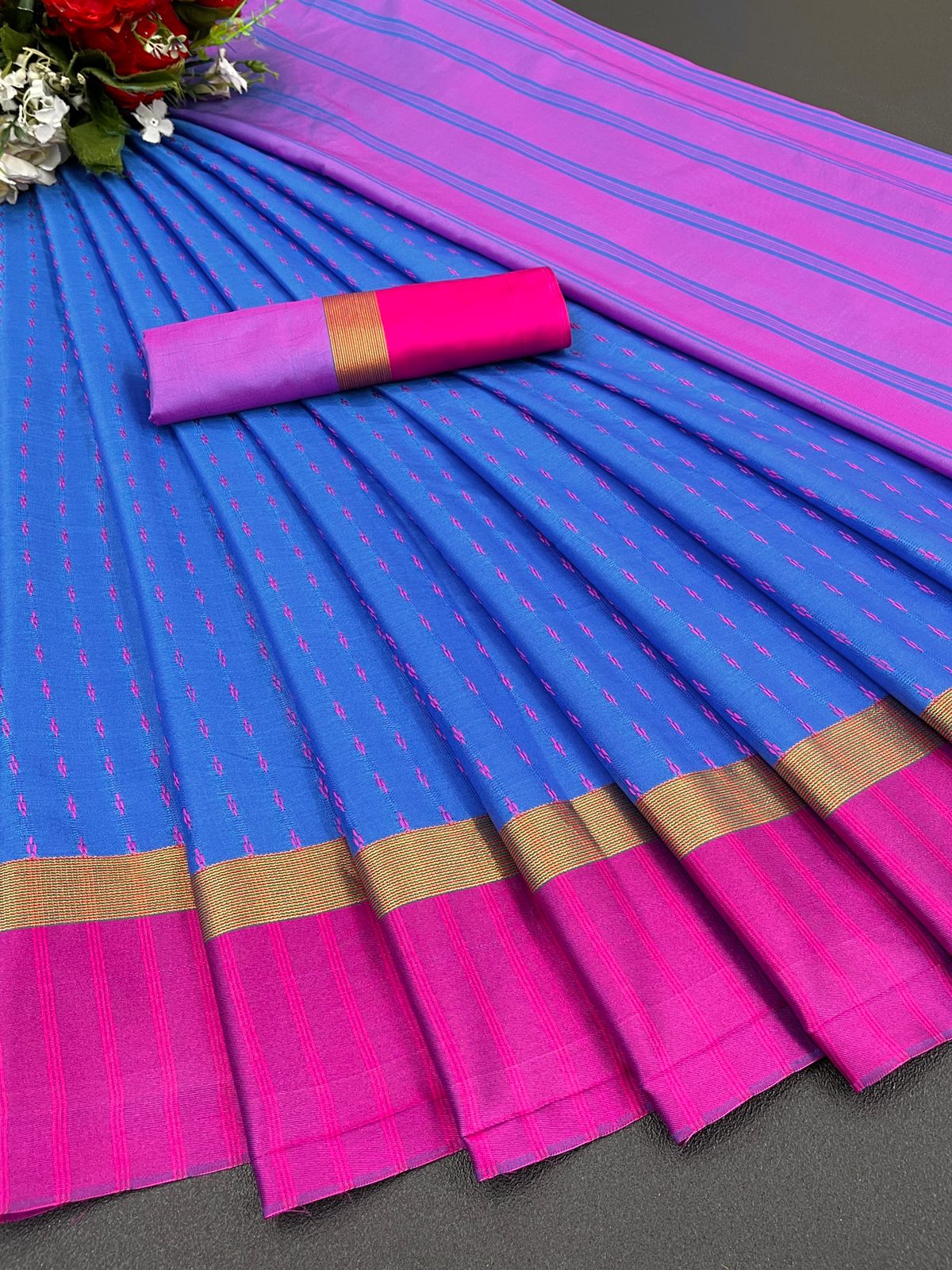 Maahi 55 New Ethnic Wear Silk Blend Printed Designer Saree Collection